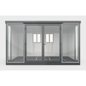 Duramax Duramax 13x10 Garden Glass Room, Outdoor Office, Shelter, Playroom and Insulated Building with Double Doors