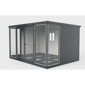 Duramax Duramax 13x10 Garden Glass Room, Outdoor Office, Shelter, Playroom and Insulated Building with Double Doors