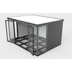 Duramax Duramax 13x10 Garden Glass Room, Outdoor Office, Shelter, Playroom and Insulated Building with Double Doors
