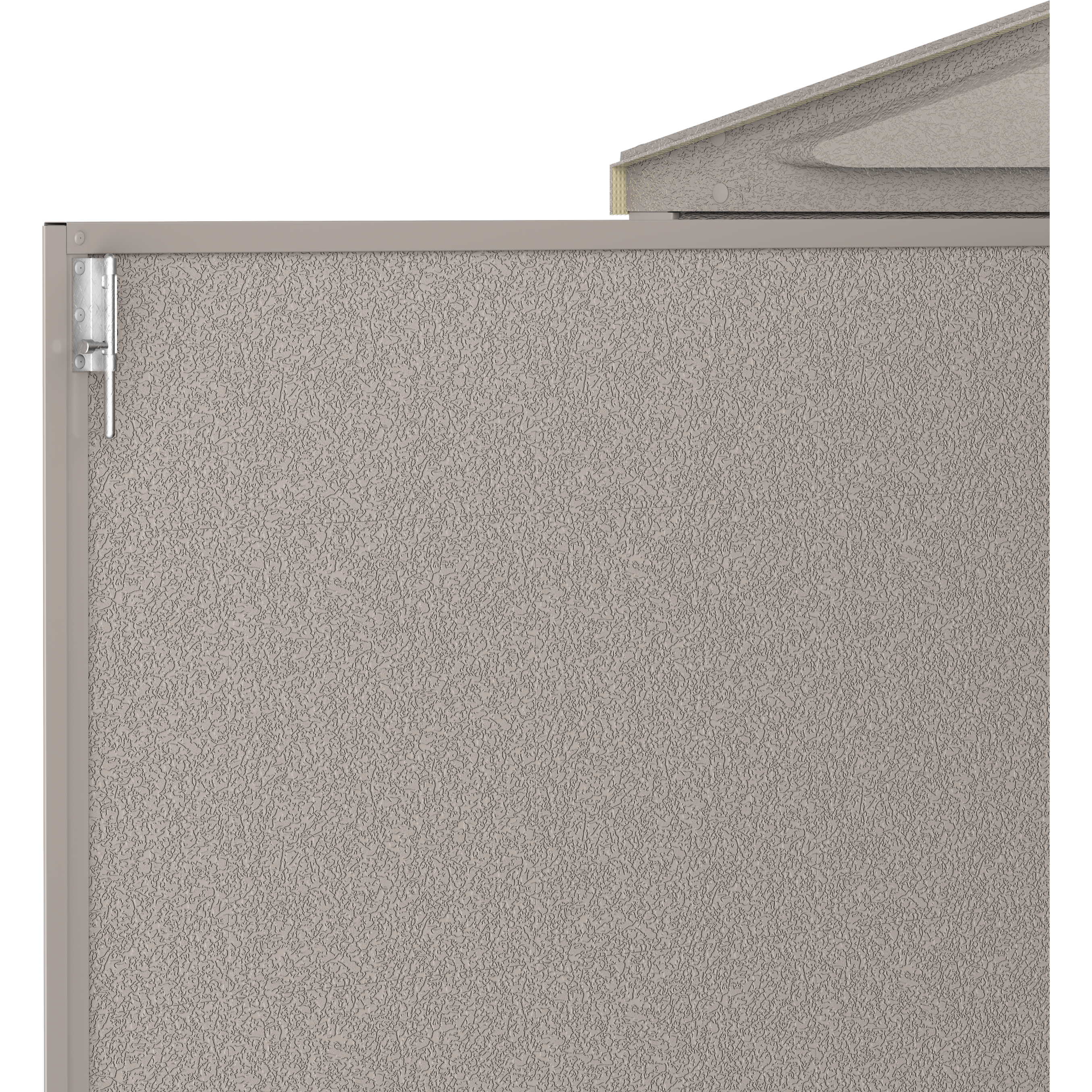 Duramax Garages DuraMax 10.5ft x 23ft Vinyl Garage with Foundation Kit and windows