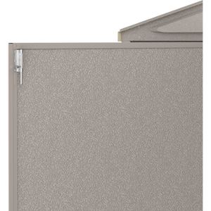 Duramax Garages DuraMax 10.5ft x 23ft Vinyl Garage with Foundation Kit and windows