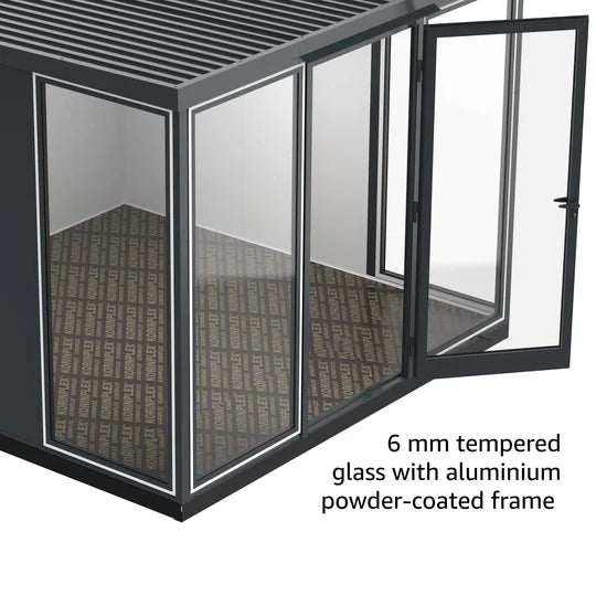 Duramax Insulated Buildings Duramax 10x10 Garden Glass Room