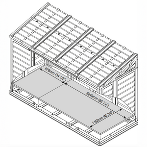 Duramax Vinyl Sheds DuraMax SideMate Plus Pro 10' x 4' Outdoor Storage Shed with Double Doors