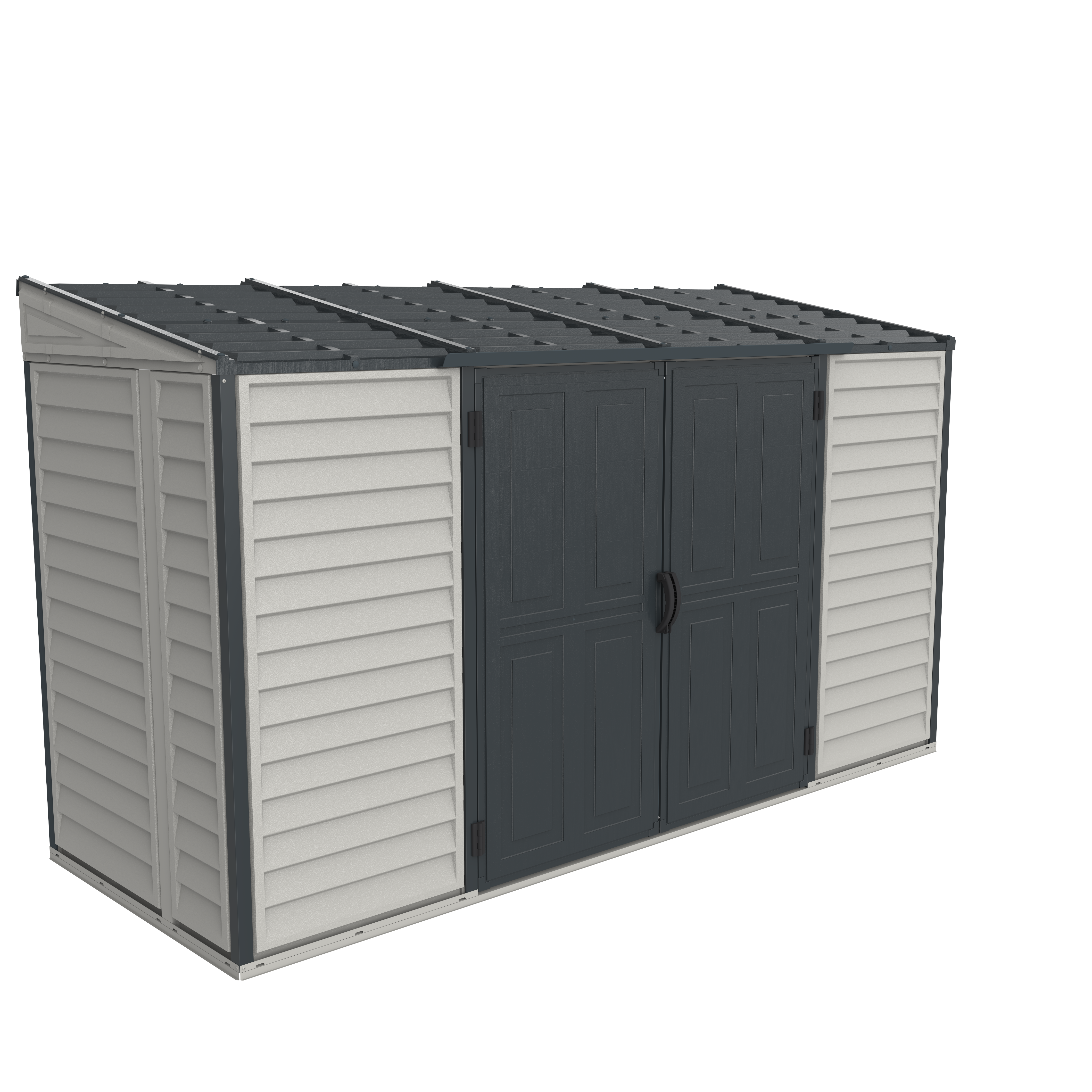 Duramax Vinyl Sheds DuraMax SideMate Plus Pro 10' x 4' Outdoor Storage Shed with Double Doors