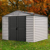 Duramax Vinyl Sheds DuraMax StoreMax Plus 10.5x8 Ft with Molded Floor Vinyl Storage Shed