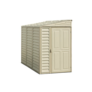 Duramax sheds Duramax 4ft x 8ft Sidemate Vinyl Resin Outdoor Storage Shed  With Foundation Kit