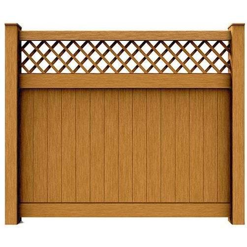 Durasheds DuraGrain Privacy w/ Lattice Fence Cedar