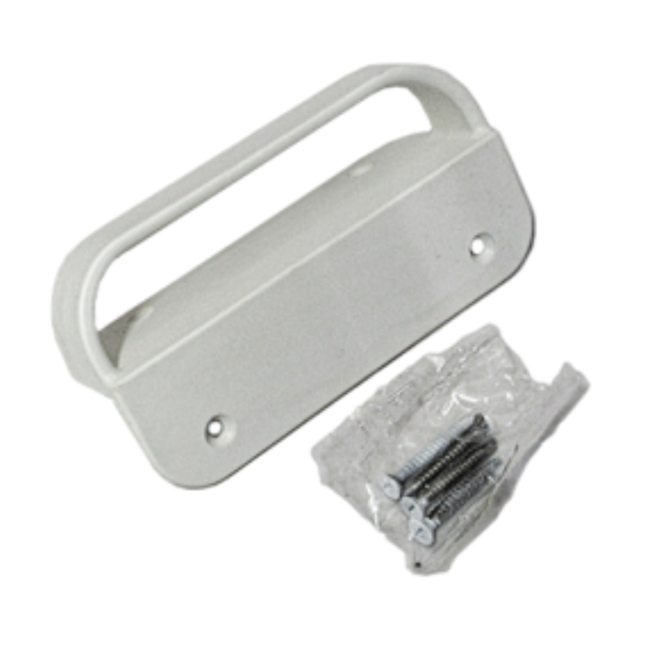 Durasheds GATE HANDLE WITH SELF-DRILLING SCREW WHITE NYLON