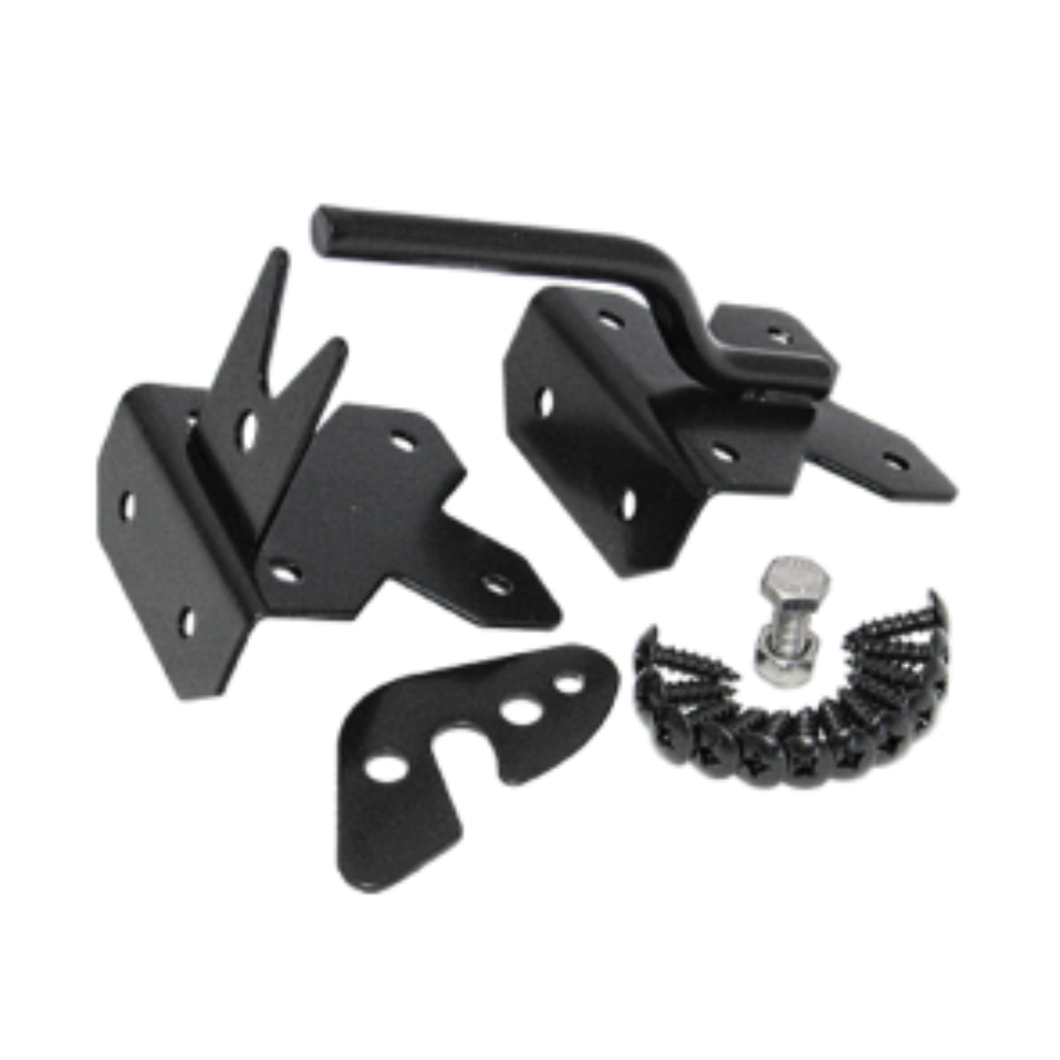 Durasheds GRAVITY LATCH BLACK STAINLESS STEEL