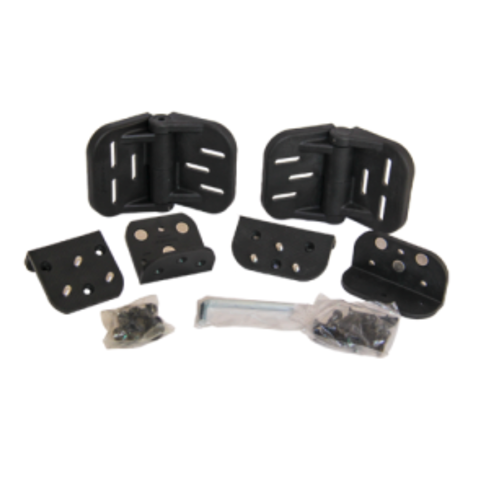 Durasheds LARGE GUNGE SET SELF CLOSING BLACK NYLON