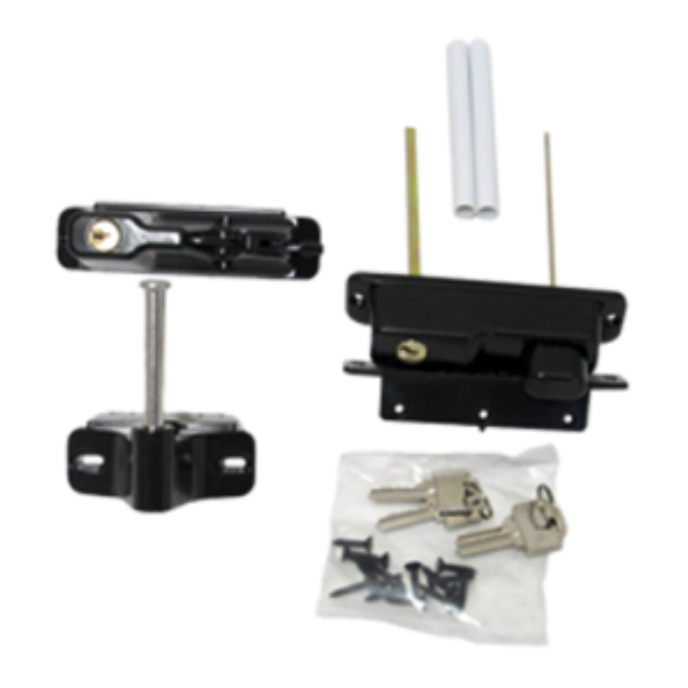 Durasheds LATCH TWO WAY LOCKABLE DUAL ACCESS BLACK NYLON