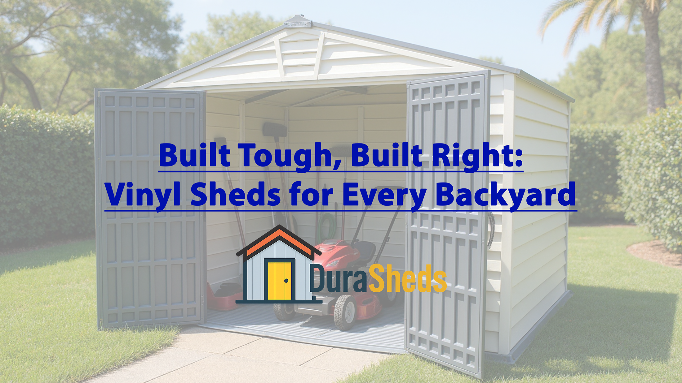 Built Tough, Built Right: Vinyl Sheds for Every Backyard
