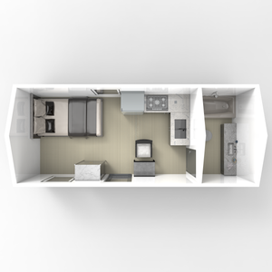 BOSS ADU BOSS 10' x 24' 240 Sqft Steel ADU | Modern Backyard Accessory Dwelling Unit