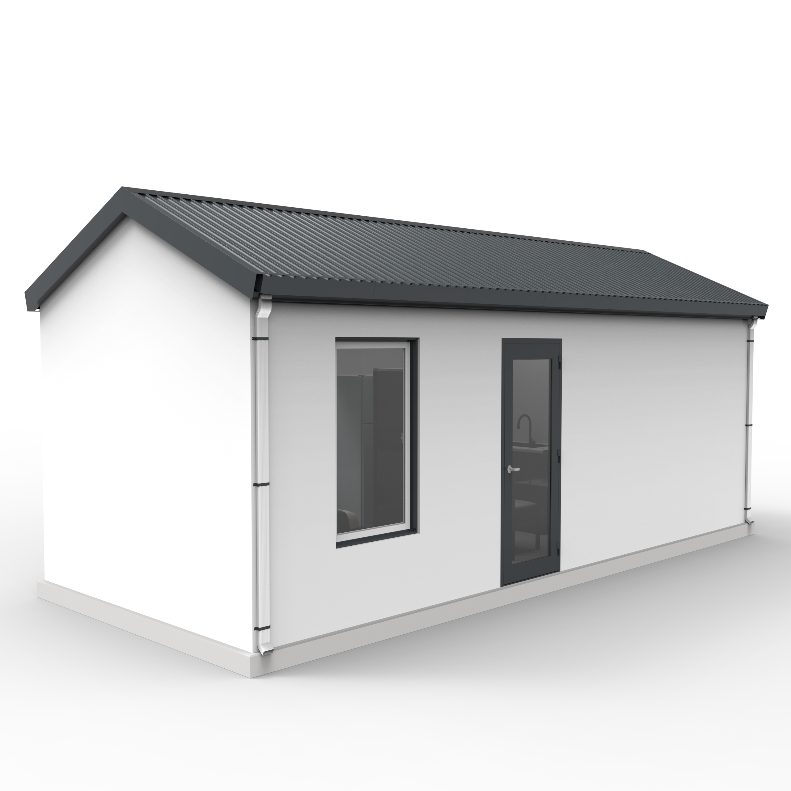 BOSS ADU BOSS 10' x 24' 240 Sqft Steel ADU | Modern Backyard Accessory Dwelling Unit