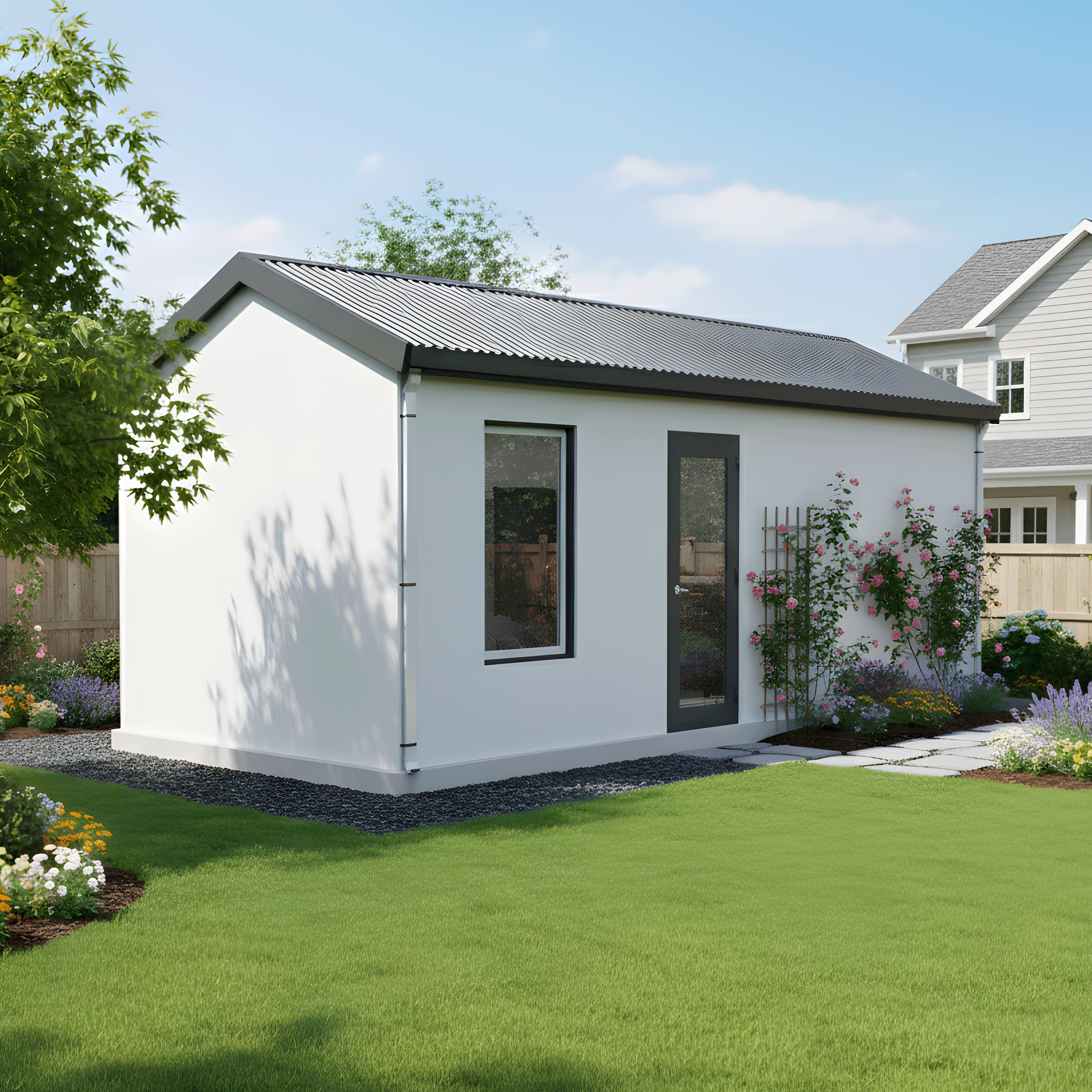 BOSS ADU BOSS 10' x 24' 240 Sqft Steel ADU | Modern Backyard Accessory Dwelling Unit