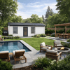 BOSS ADU BOSS 12' x 28' 340 Sqft Steel ADU | Modern Backyard Accessory Dwelling Unit | Studio Plus