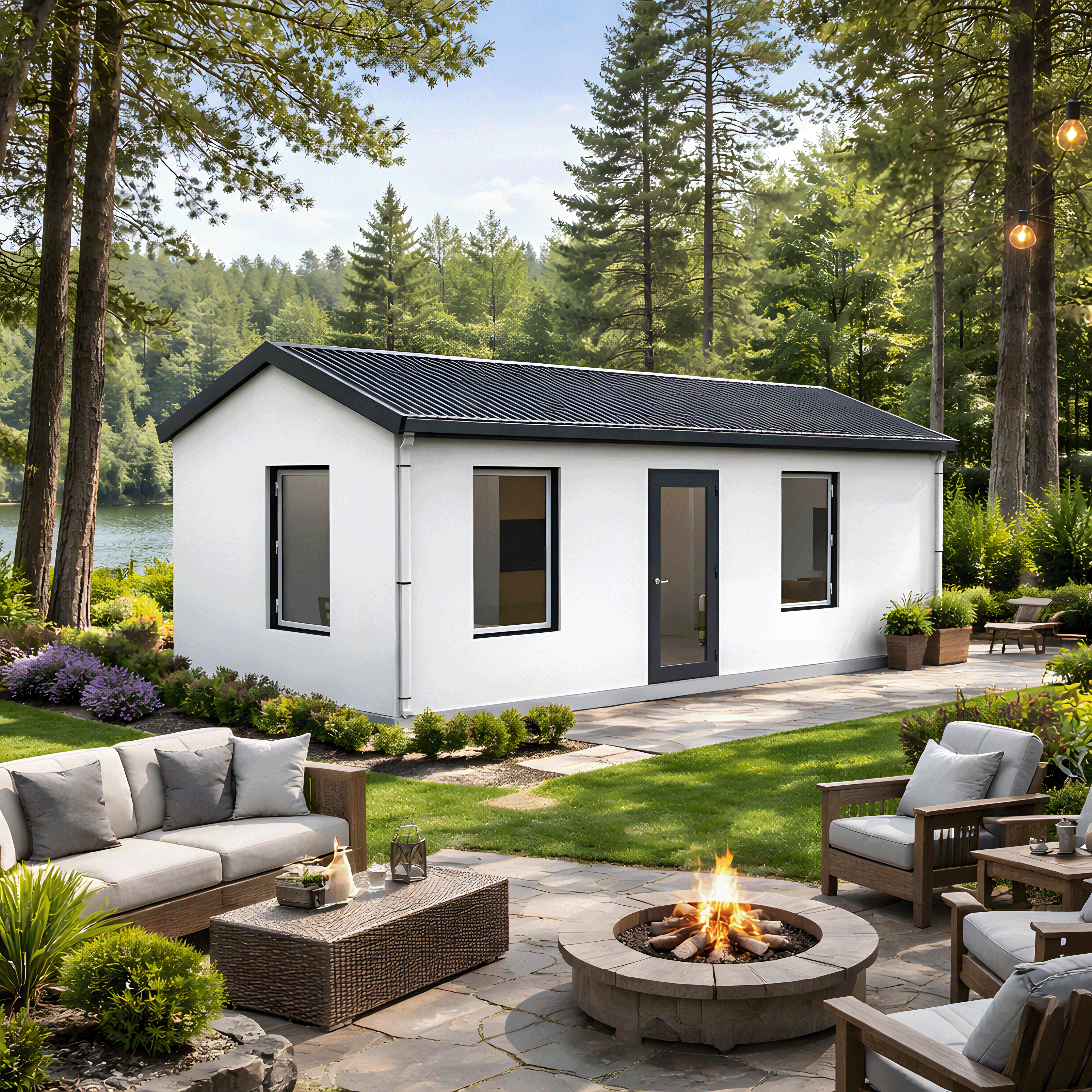 BOSS ADU BOSS 12' x 28' 340 Sqft Steel ADU | Modern Backyard Accessory Dwelling Unit | Studio Plus
