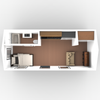 BOSS ADU BOSS 12' x 28' 340 Sqft Steel ADU | Modern Backyard Accessory Dwelling Unit | Studio Plus