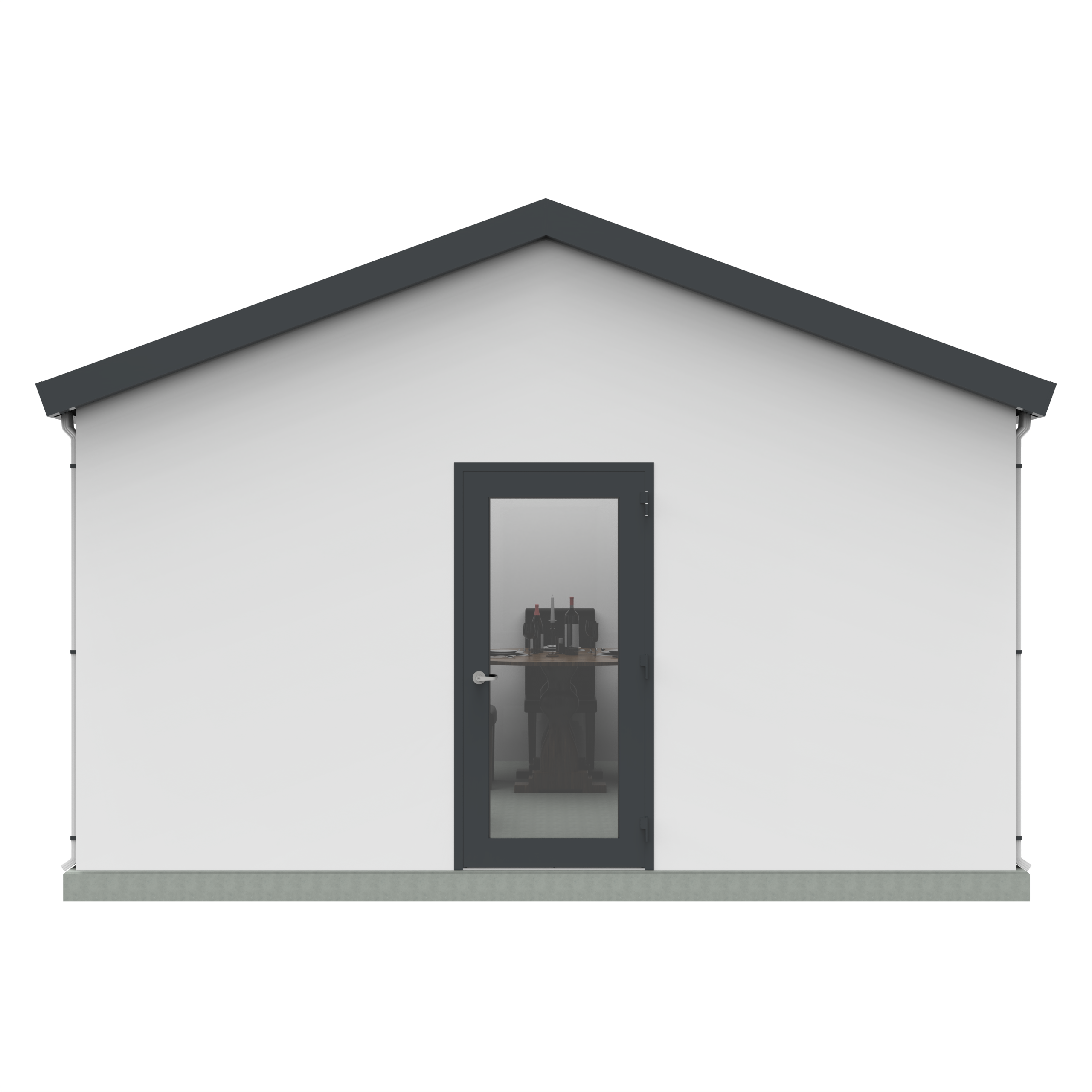BOSS ADU BOSS 16' x 24' 340 Sqft Steel ADU | Modern Backyard Accessory Dwelling Unit | 1 Bedroom Core
