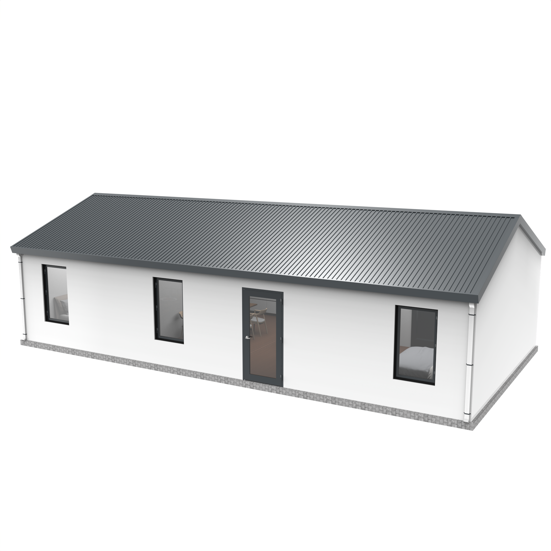 BOSS ADU BOSS 20' x 40' 800 Sqft Steel ADU | Modern Backyard Accessory Dwelling Unit | 2 Bedroom Core