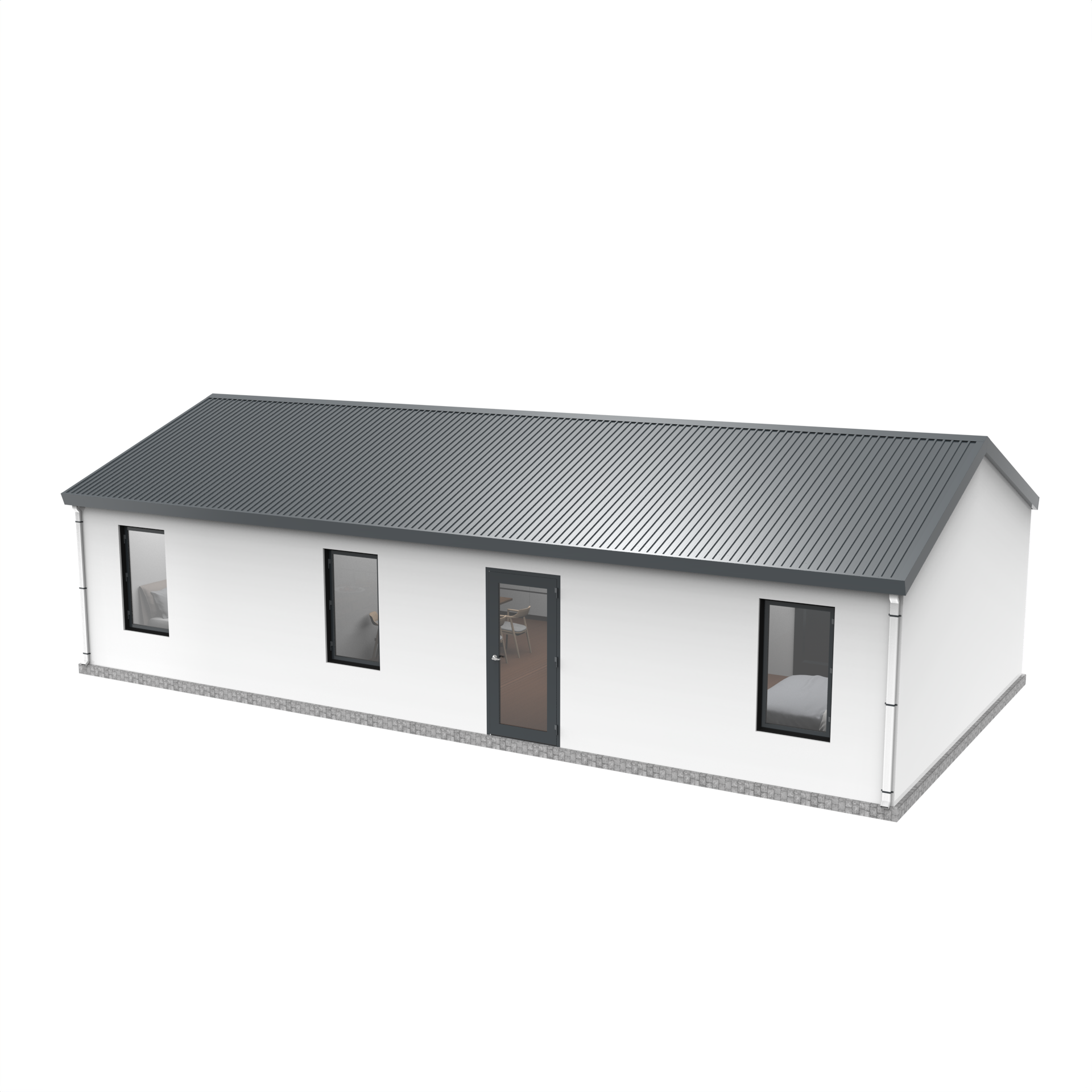 BOSS ADU BOSS 20' x 40' 800 Sqft Steel ADU | Modern Backyard Accessory Dwelling Unit | 2 Bedroom Core