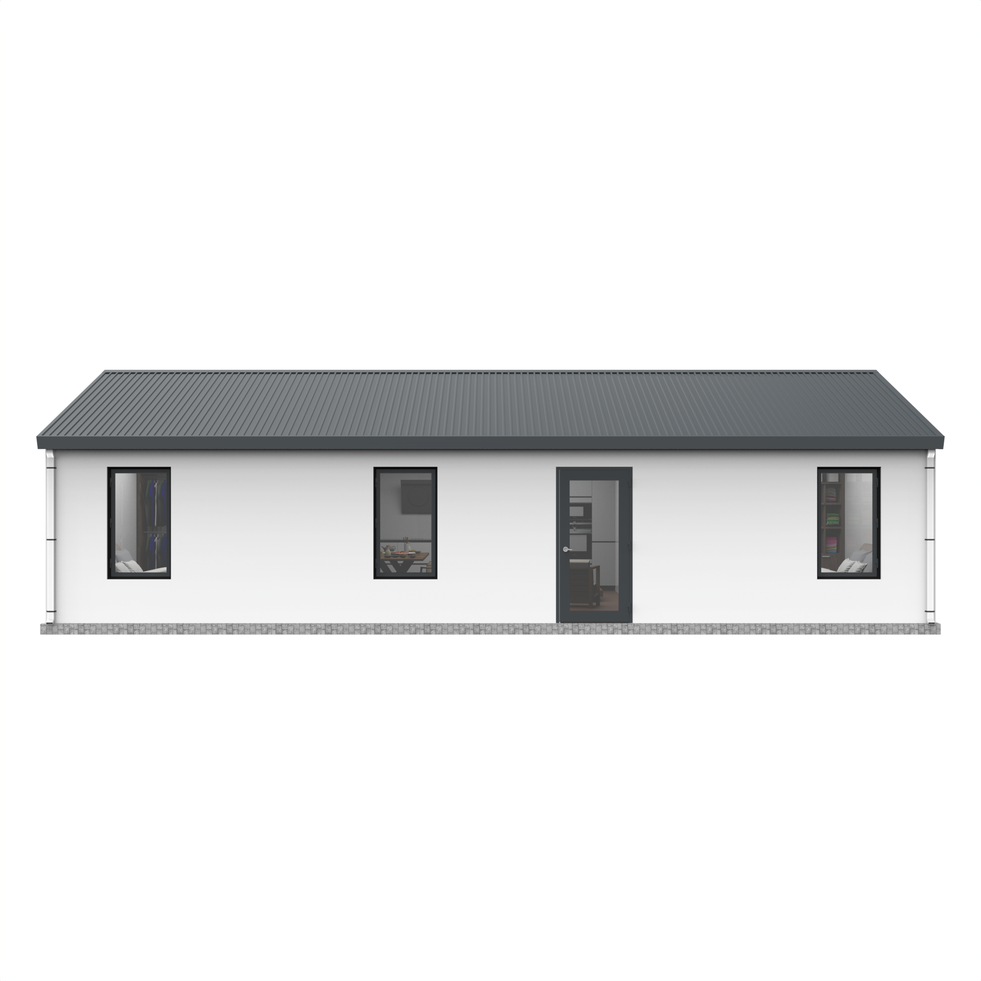 BOSS ADU BOSS 20' x 40' 800 Sqft Steel ADU | Modern Backyard Accessory Dwelling Unit | 2 Bedroom Core