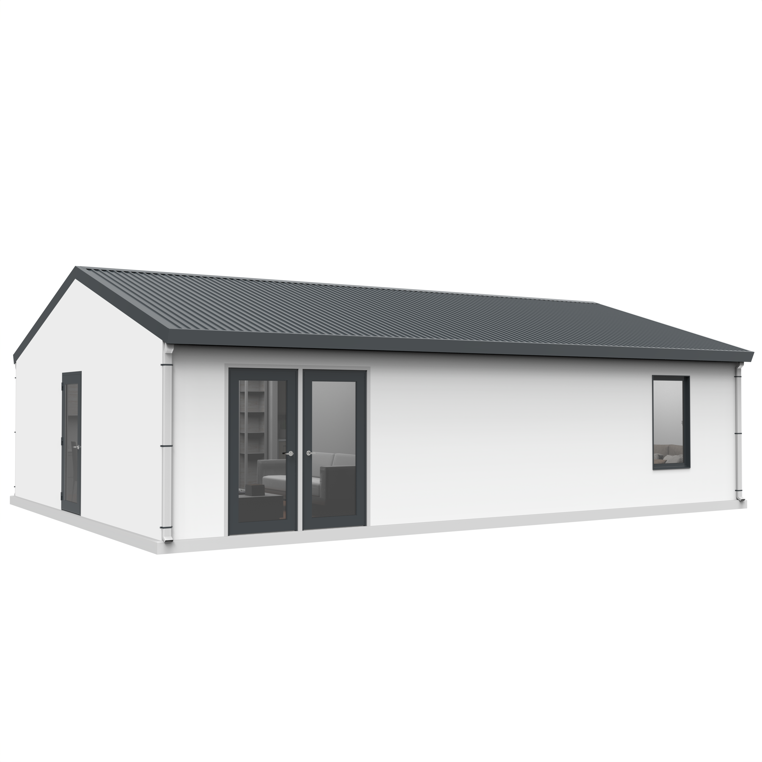 BOSS ADU BOSS 24' x 34' 800 Sqft Steel ADU | Modern Backyard Accessory Dwelling Unit | 2 Bedroom Plus