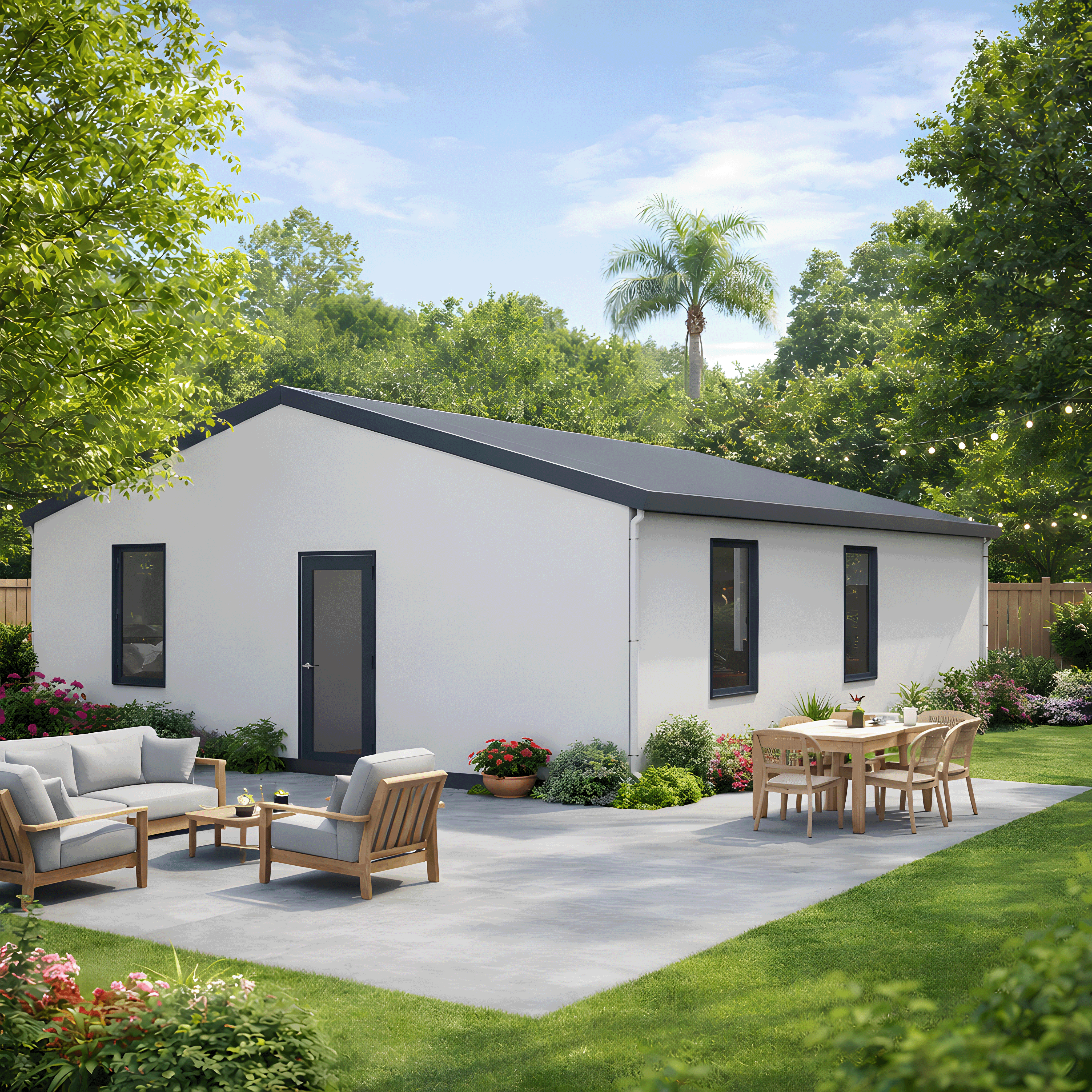 BOSS ADU BOSS 28' x 30' 800 Sqft Steel ADU | Modern Backyard Accessory Dwelling Unit | 2 Bedroom Basic