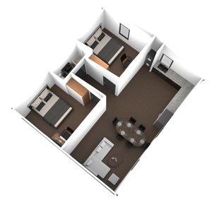 BOSS ADU BOSS 28' x 30' 800 Sqft Steel ADU | Modern Backyard Accessory Dwelling Unit | 2 Bedroom Basic