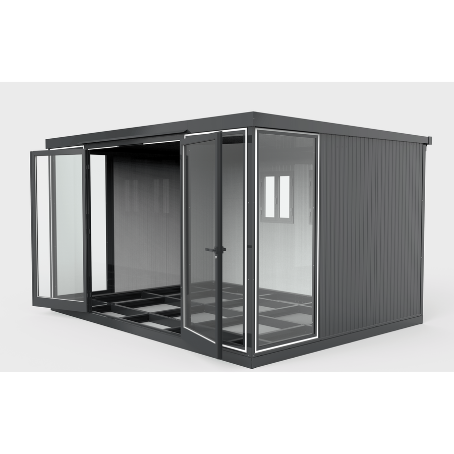 Duramax 13x10 Garden Glass Room, Outdoor Office, Shelter, Playroom and