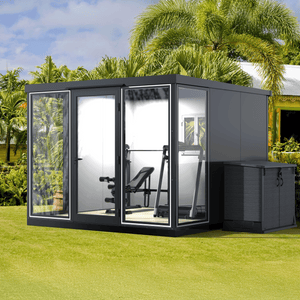 Duramax Insulated Buildings Duramax 10x10 Garden Glass Room, Outdoor Office, Shelter, Playroom and Insulated Building