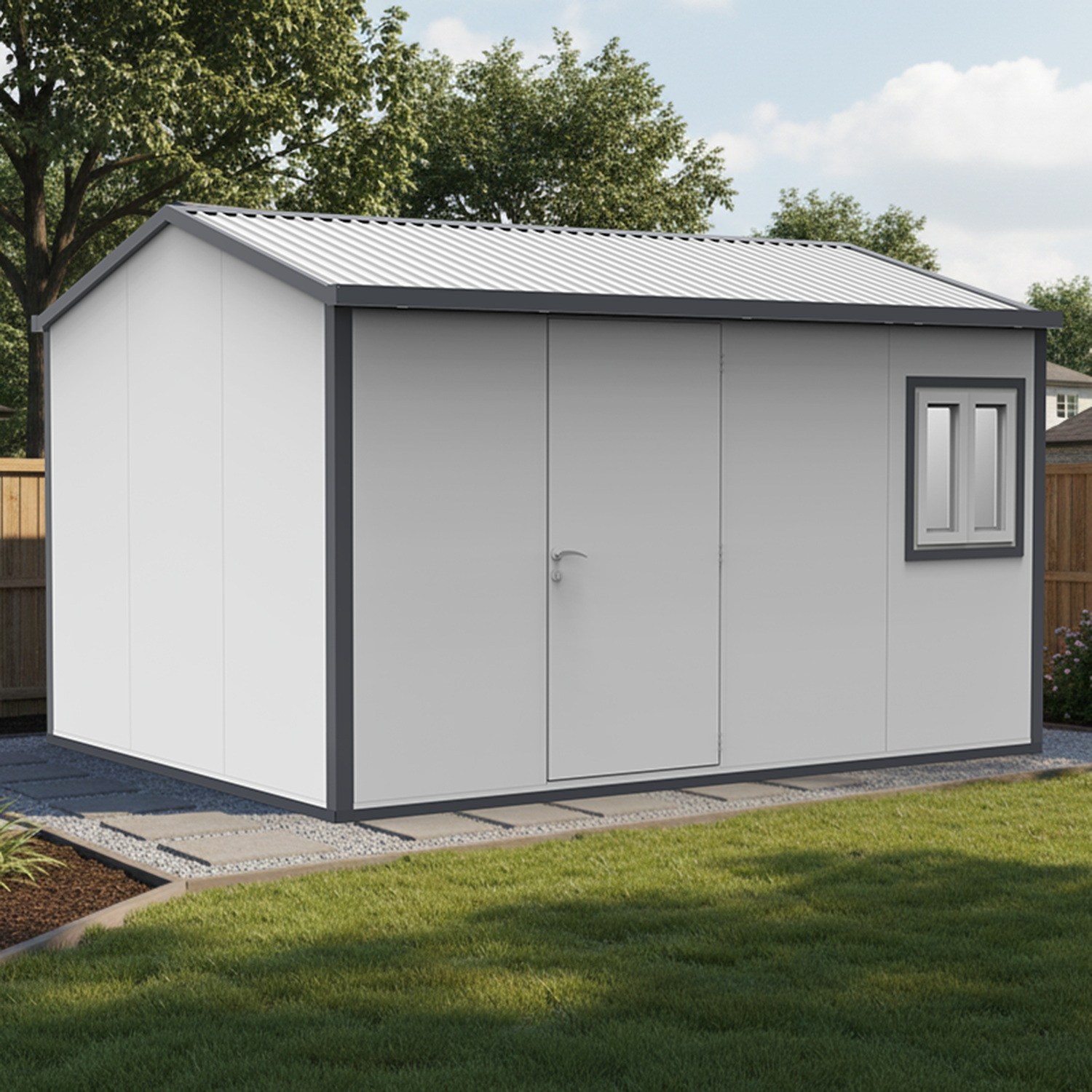 Duramax Insulated Buildings Gable Top Insulated Building 13 ft. W x 10 ft. D 30932