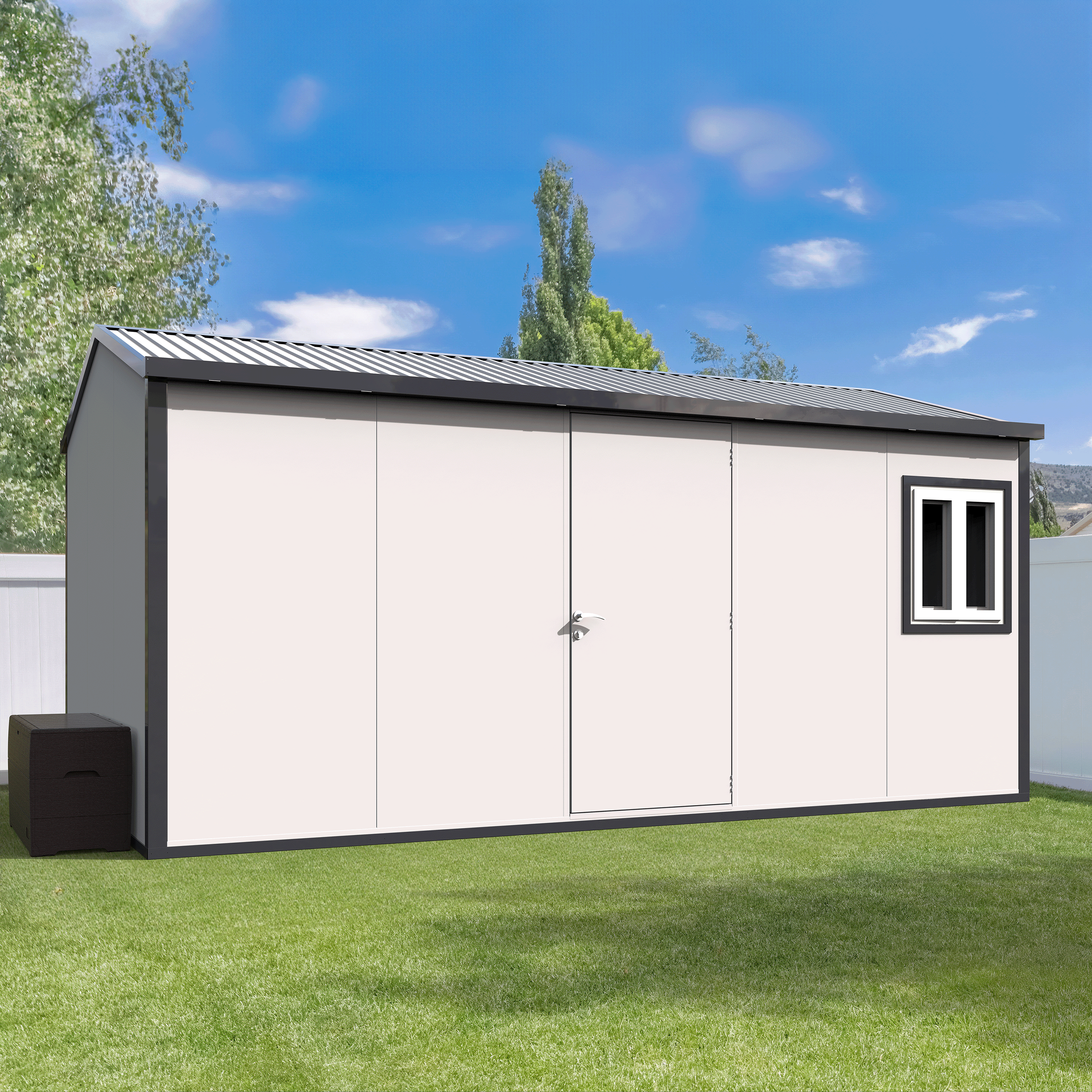 Duramax Insulated Buildings Gable Top Insulated Building 16 ft. W x 10 ft. D 30952