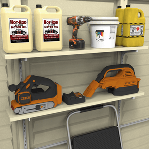 Duramax Shed Accessories Shelf Kit 12" Deep x 36" Wide Double Shelf