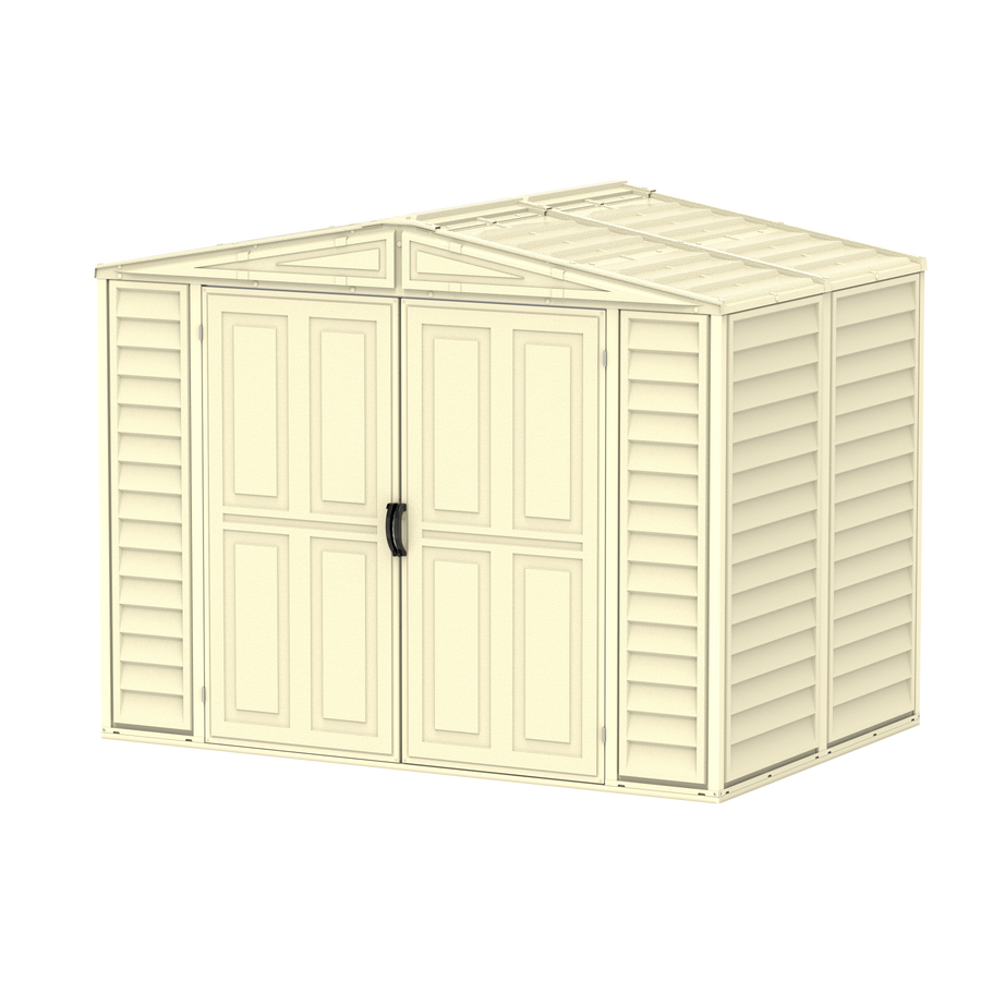 Duramax 8ft x 5.5ft Duramate Vinyl Shed with Foundation – Durasheds