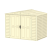 Duramax sheds Duramax 8ft x 5.5ft Duramate Vinyl Shed with Foundation