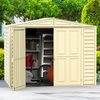 Duramax sheds Duramax 8ft x 5.5ft Duramate Vinyl Shed with Foundation