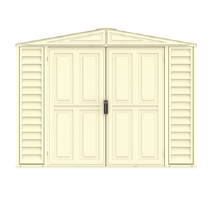 Duramax sheds Duramax 8ft x 8ft Duramate Vinyl Shed with Foundation Kit