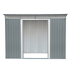 Duramax sheds Duramax TOP Pent Roof Skylight 8 x 6 Metal Storage Shed - Light Gray