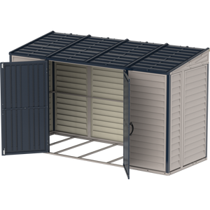 Duramax Vinyl Sheds DuraMax SideMate Plus Pro 10' x 4' Outdoor Storage Shed with Double Doors