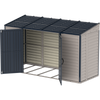 Duramax Vinyl Sheds DuraMax SideMate Plus Pro 10' x 4' Outdoor Storage Shed with Double Doors