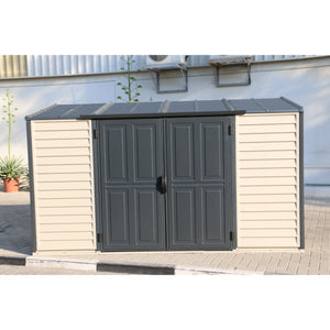 Duramax Vinyl Sheds DuraMax SideMate Plus Pro 10' x 4' Outdoor Storage Shed with Double Doors