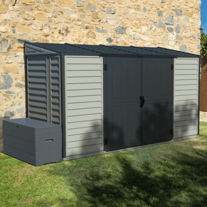 Duramax Vinyl Sheds DuraMax SideMate Plus Pro 10' x 4' Outdoor Storage Shed with Double Doors