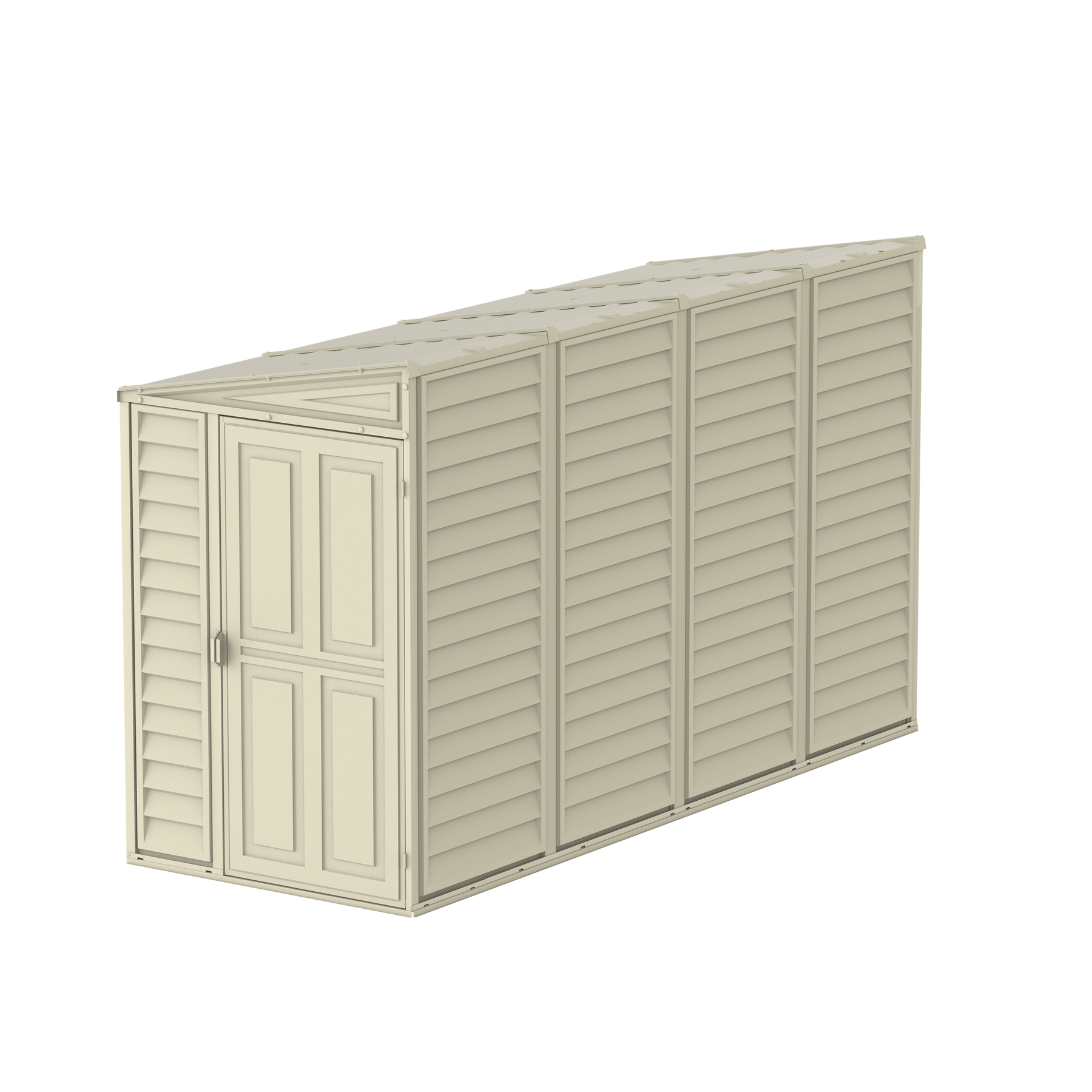 Duramax 4ft x 10ft Sidemate Vinyl Resin Outdoor Storage Shed With Foun