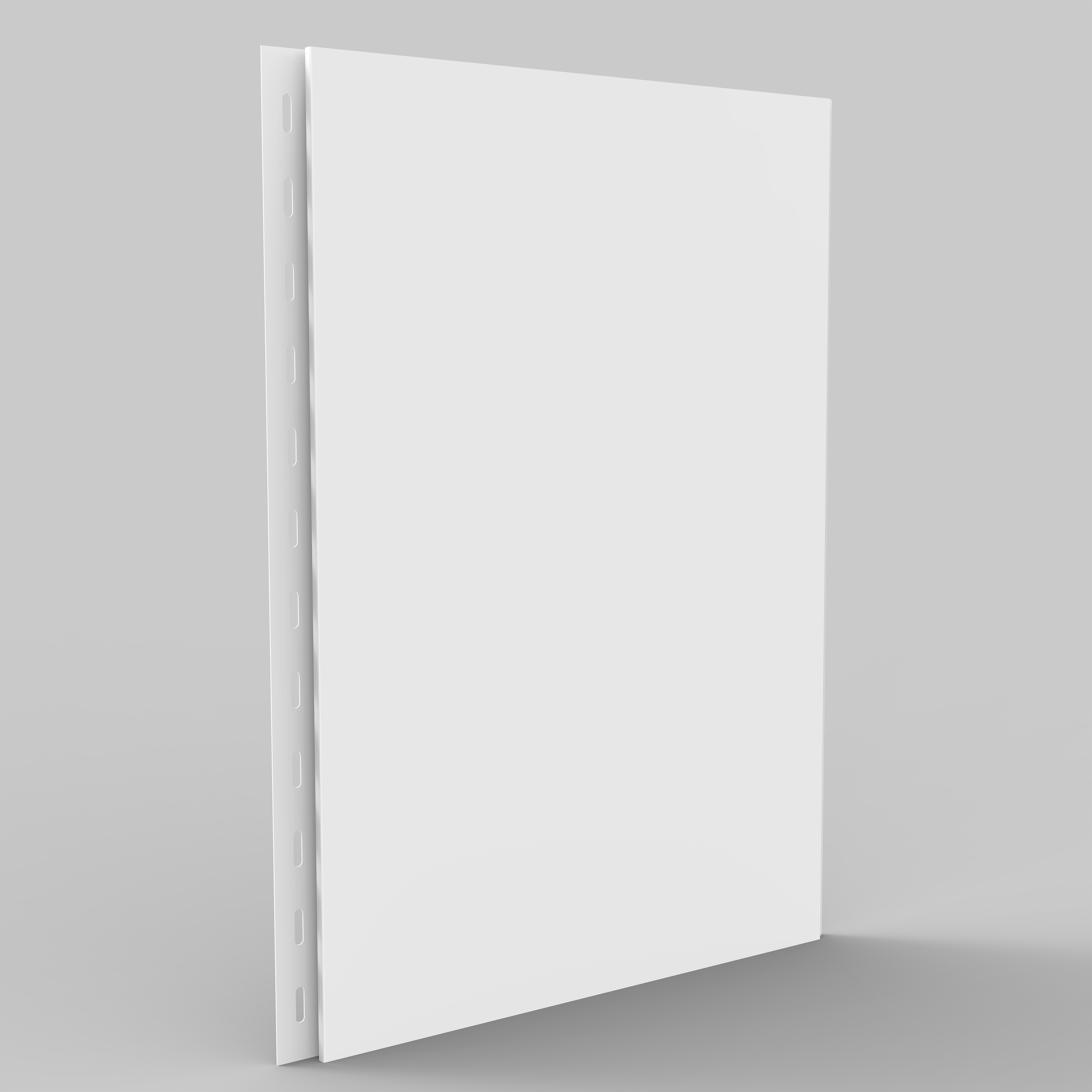 Durasheds Wall Panels Duramax PVC Interlocking PVC Wall and Ceiling Panel - Bright White 16 In. wide each x 96 In. long. (Pack of 8)