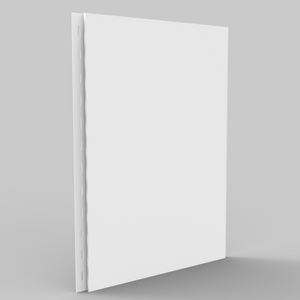 Durasheds Wall Panels Duramax PVC Interlocking PVC Wall and Ceiling Panel - Bright White 16 In. wide each x 96 In. long. (Pack of 8)