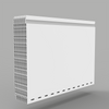 Durasheds Wall Panels Duramax PVC Interlocking PVC Wall and Ceiling Panel - Bright White 16 In. wide each x 96 In. long. (Pack of 8)