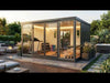 Duramax 13x10 Garden Glass Room, Outdoor Office, Shelter, Playroom and Insulated Building with Double Doors 32003