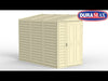 Duramax 4ft x 8ft Sidemate Vinyl Resin Outdoor Storage Shed With Foundation Kit 06625