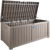 Vevor Deck Box 120 Gal VEVOR Deck Box, 120 Gallon, 56.3" x 26.6" x 23.8" Outdoor Storage Box, Waterproof PP Deckbox with Aluminum Alloy Padlock, for Patio Furniture, Garden Tools, Pool Toys, Outdoor Cushions, Gray